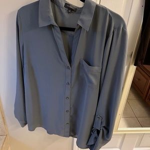 The Limited XL Grey Blouse